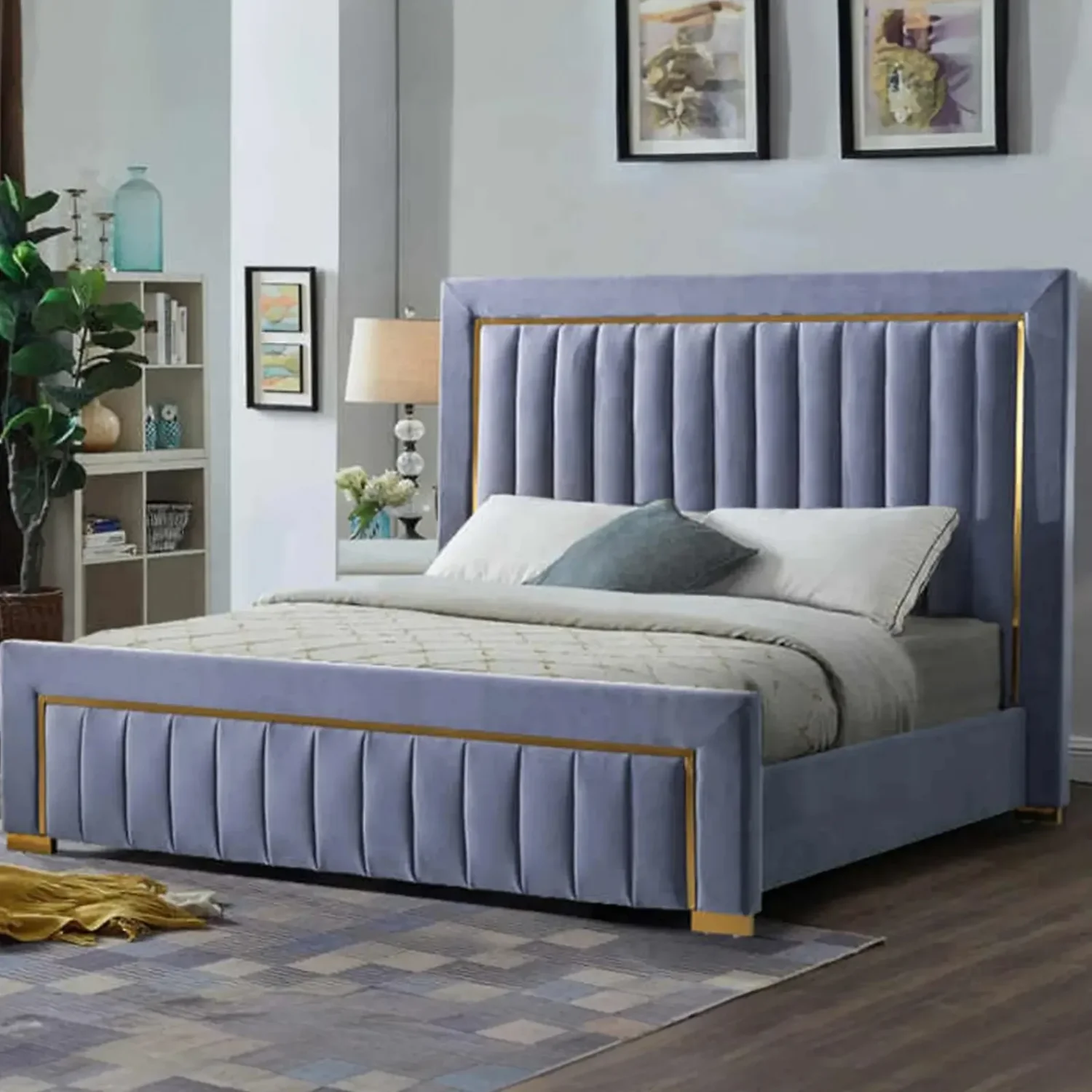 Maxim King Upholstered Bed