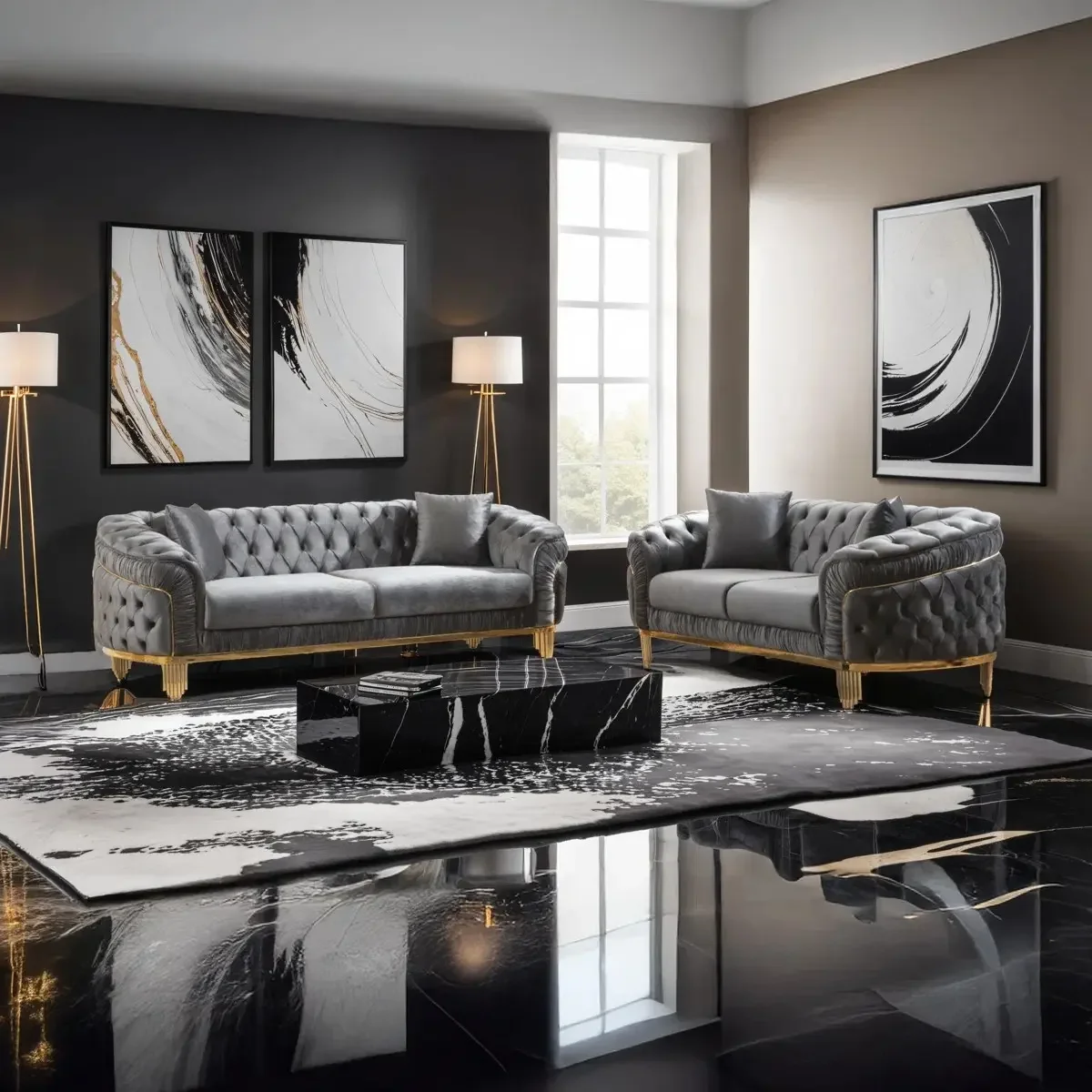 3 Piece Sofa Set
