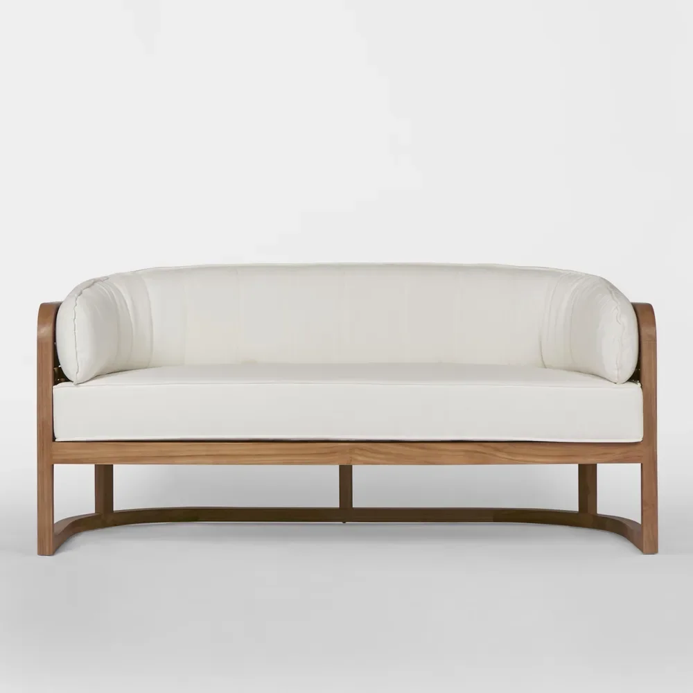 New Model Teak Wood Sofa Set - Weave Indoor/Outdoor Design
