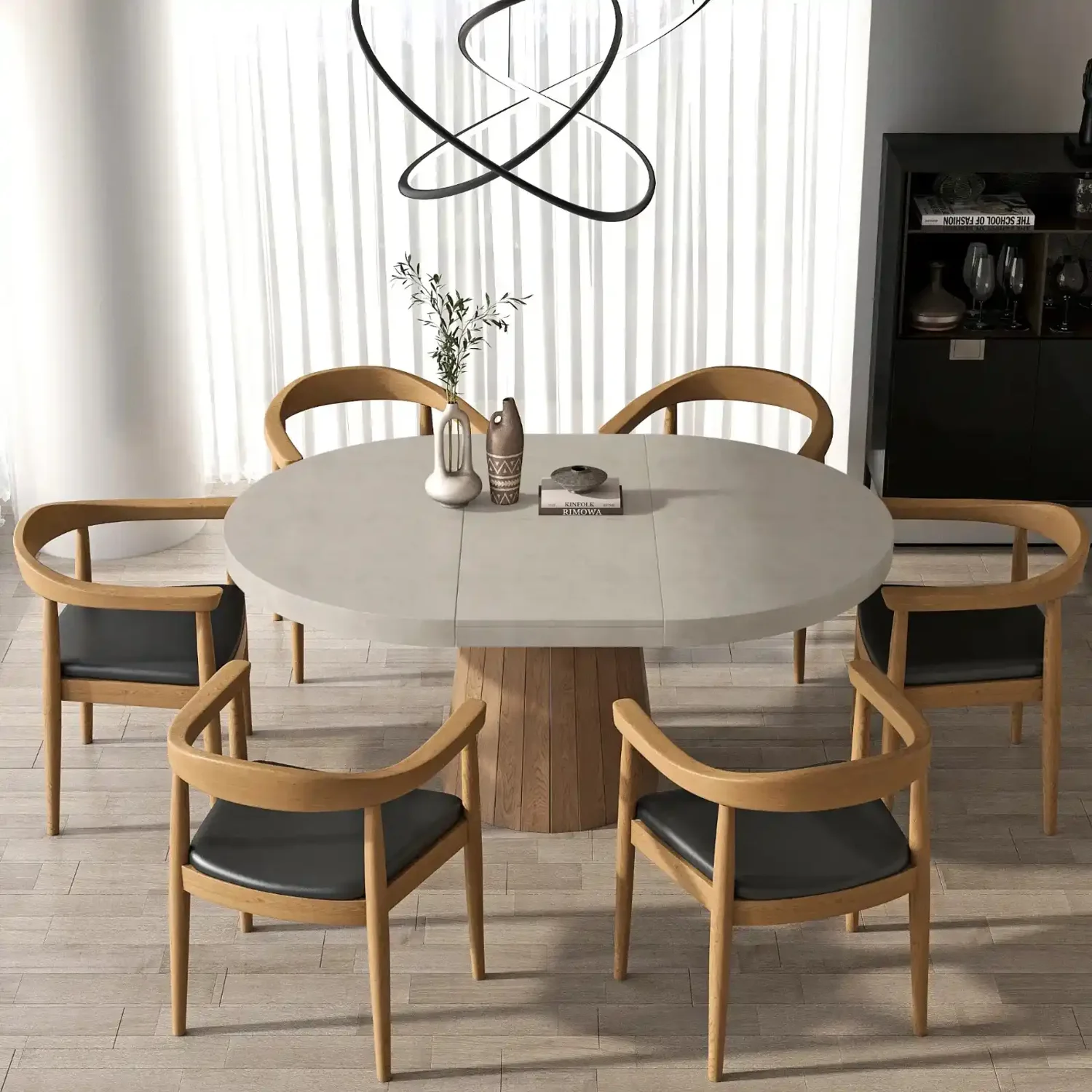 Modern Extendable Dining Table