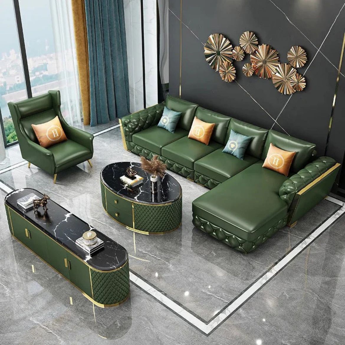 Picture of L Shape Sofa - 4