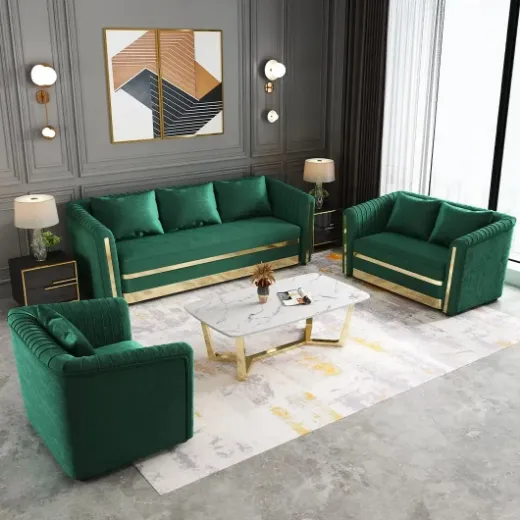 Picture of Contemporary 3-Seater Sofa Bed (Daybed): Genuine Leather & High-Density Foam Comfort