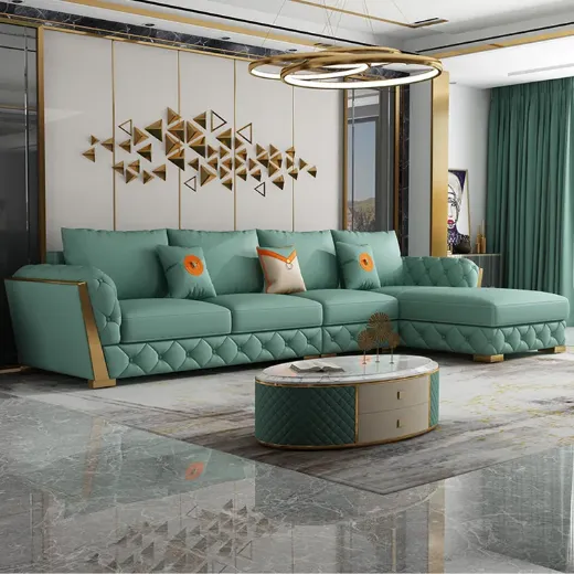 Picture of High-End L-Shaped Sofas | Bold Luxury Living Room Sectionals - A&OLS17