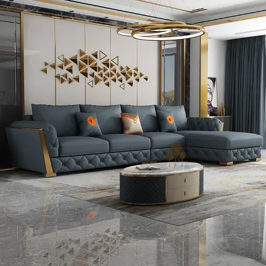 Picture of High-End L-Shaped Sofas | Bold Luxury Living Room Sectionals - A&OLS17
