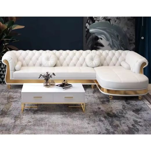 Picture of Contemporary L-Shaped Sofa Set | Modern Living Room Furniture Collection - A&OLS41