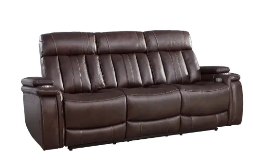 Picture of Fantom Brown Power Reclining Sofa 5 seater - A&ORE07