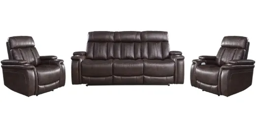 Picture of Fantom Brown Power Reclining Sofa 5 seater - A&ORE07