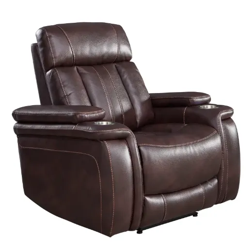 Picture of Fantom Brown Power Reclining Sofa 5 seater - A&ORE07