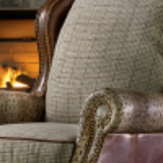 Picture of soft-back fluffy Wing Chair: Generous Size, Full Relaxation