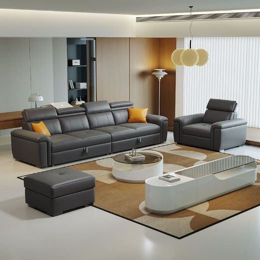 Picture of Sofa Cum Bed (Daybed): Premium Upholstery, Transforms from Sofa to Bed