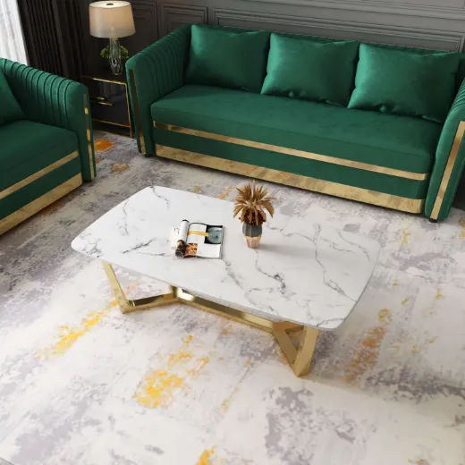 Picture of Contemporary 3-Seater Sofa Bed (Daybed): Genuine Leather & High-Density Foam Comfort
