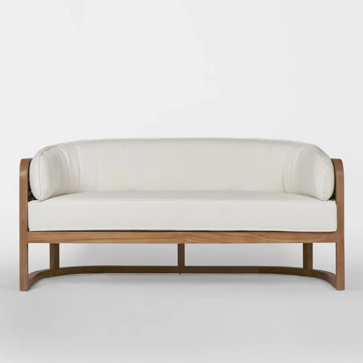 Picture of New Model Teak Wood Sofa Set - Weave Indoor/Outdoor Design (Kerala Style Inspiration)